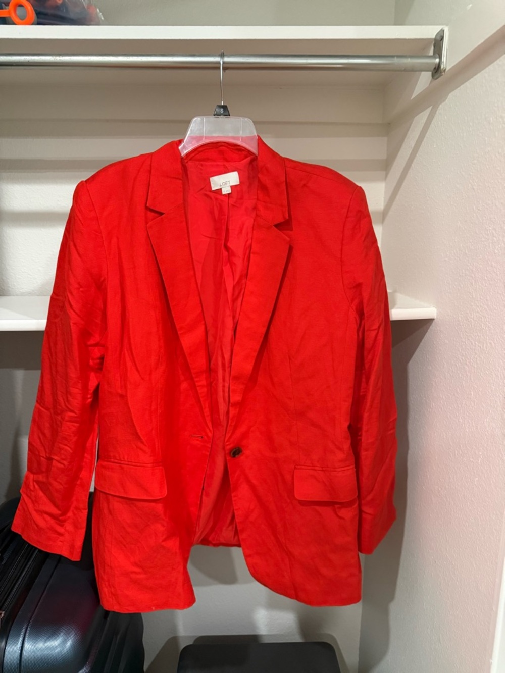 LOFT Vibrant Red Blazer